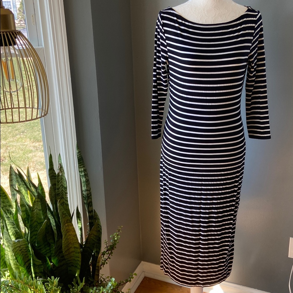 JustFab Black & White dress